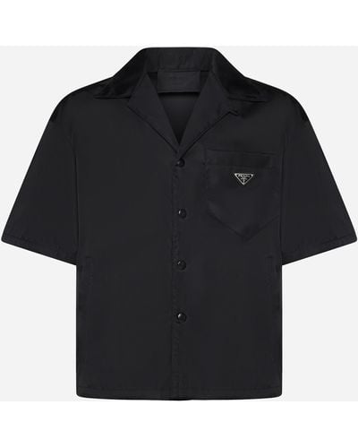 Prada Re-nylon Shirt - Black