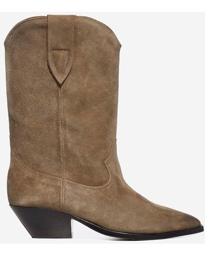 Isabel Marant Duerto Suede Boots - Brown