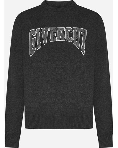 Givenchy Logo Wool And Cashmere Jumper - Black