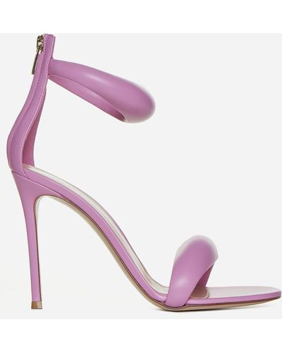 Gianvito Rossi Bijoux Nappa Leather Sandals - Pink