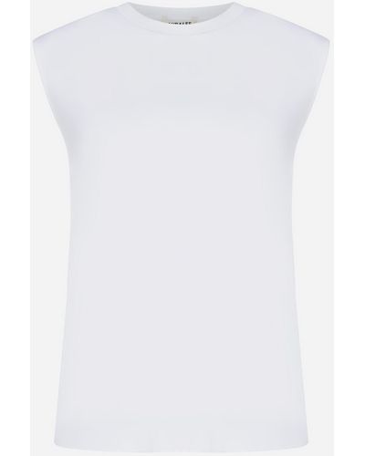 AURALEE Cotton T-shirt - White