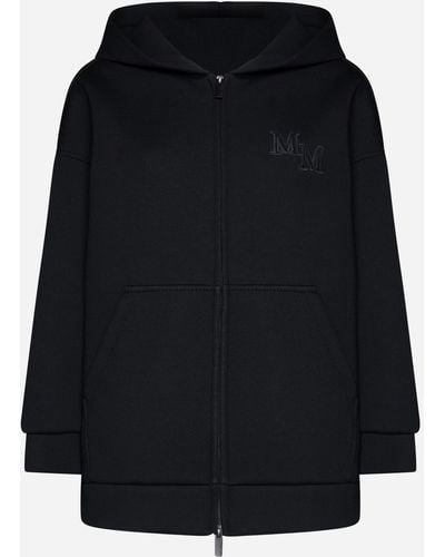 Max Mara Wool Oversized Sweatshirt - Black