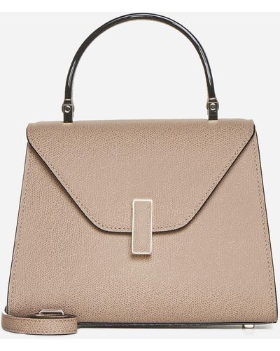 Valextra Iside Small Leather Bag - Natural