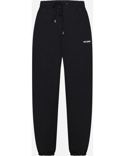 we11done Cotton jogger Pants - Black