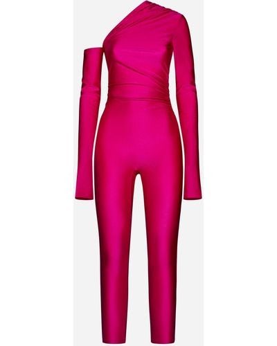 ANDAMANE Olimpia Asymmetric Jumpsuit - Pink