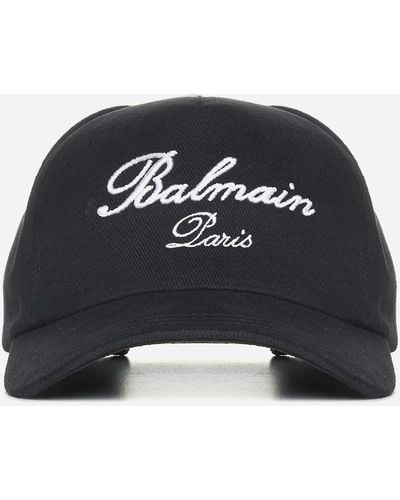 Balmain Hats - Black