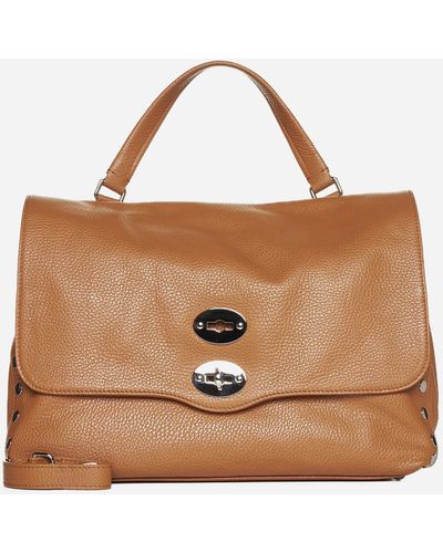 Zanellato Postina M Daily Leather Bag - Brown