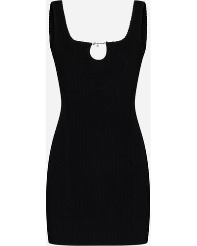 Jacquemus Sierra Knit Mini Dress - Black