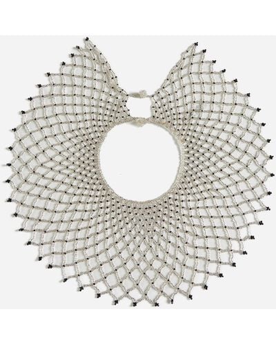 Forte Forte Baguette Beads Necklace - White