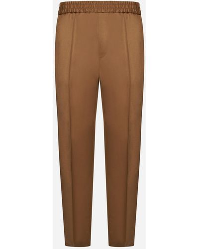 A.P.C. Pieter Wool Trousers - Brown
