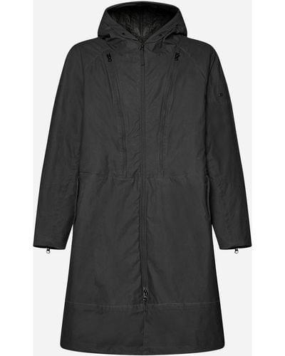 Stone Island Shadow Project Fishtail Plated Canvas Parka - Black