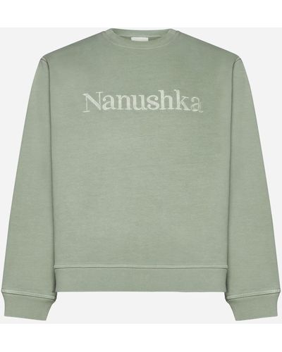 Nanushka Mart Cotton Sweatshirt - Green