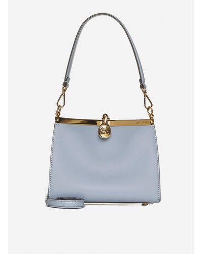 Etro Vela Leather Mini Bag - Blue