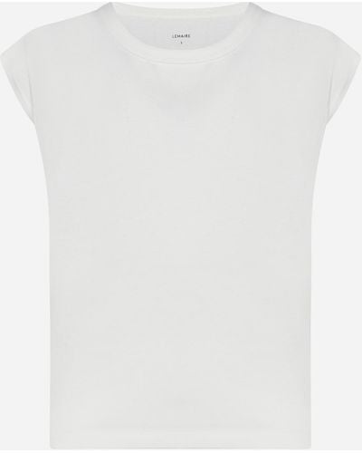 Lemaire Cotton T-shirt - White