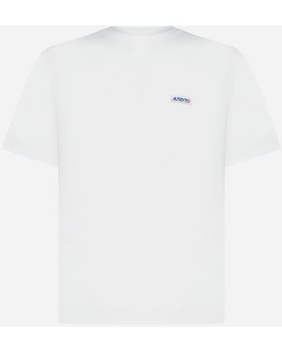 Autry Logo Cotton T-shirt - White
