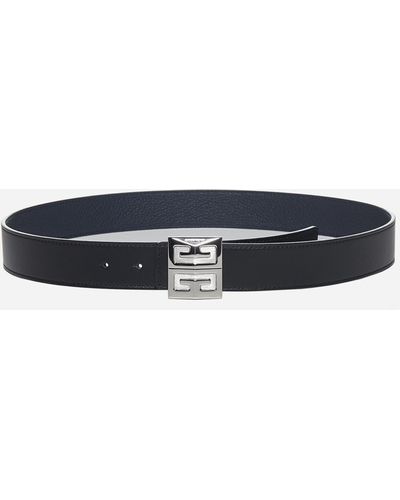 Givenchy 4g Reversible Leather Belt - Multicolor