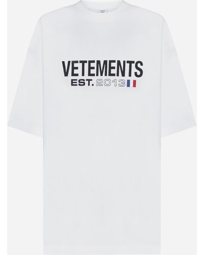 Vetements T-shirts And Polos - White