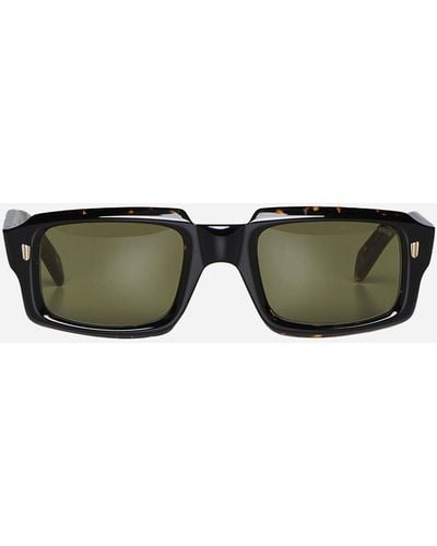 Cutler and Gross Rectangle Sunglasses - Green