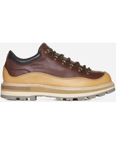 8 MONCLER PALM ANGELS Peka 305 Derby Shoes - Brown