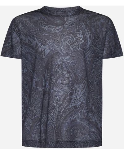 Etro T-shirts And Polos - Blue
