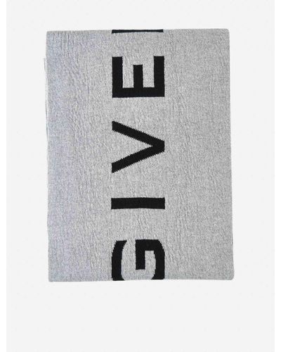 Givenchy Logo 4g Wool And Cashmere Scarf - Multicolour