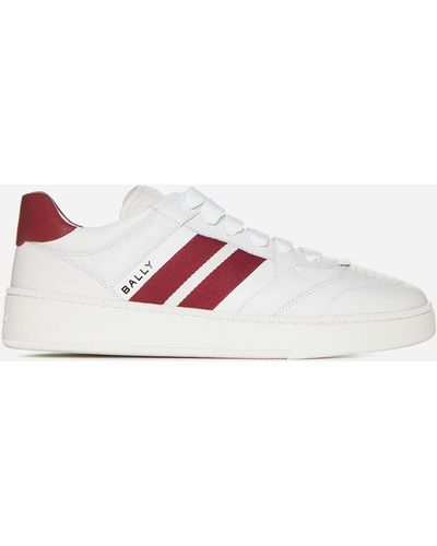 Bally Rebby Leather Sneakers - White