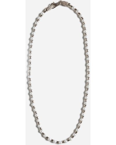 Emanuele Bicocchi Pearls Necklace - White