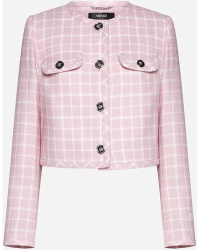 Versace Coats - Pink