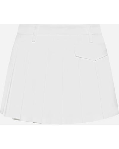 Blanca Vita Gladio Cotton Miniskirt - White