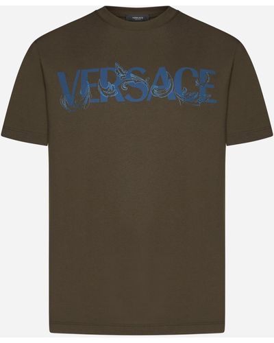 Versace T-shirts And Polos - Green