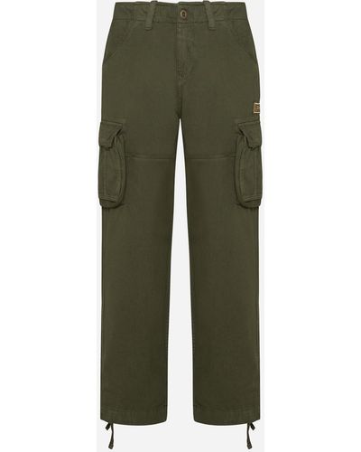 Alpha Industries Jet Cotton Cargo Trousers - Green