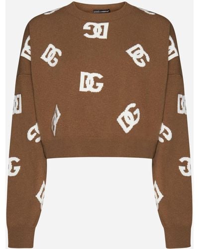 Dolce & Gabbana Sweaters - Brown