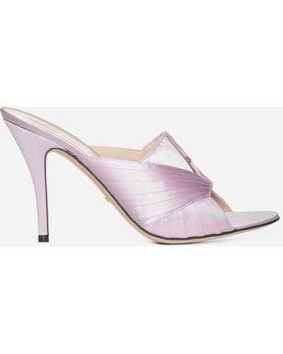 Gucci Satin Sandals - Pink