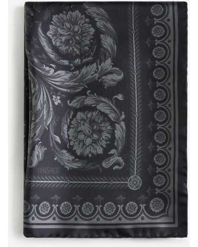 Versace Silk Scarfs - Black