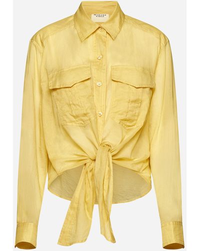 Isabel Marant Marant Etoile Shirts - Yellow
