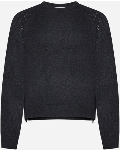 Random Identities Wool And Cashmere Sweater - Blue