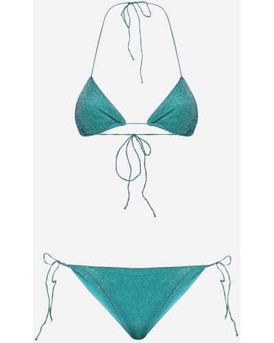 Oséree Lumiere Triangle Bikini - Green