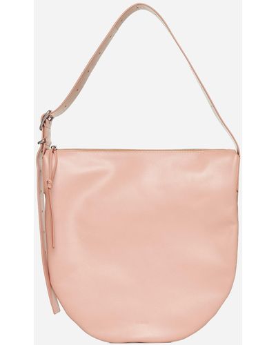 Jil Sander Moon Medium Leather Bag - Pink