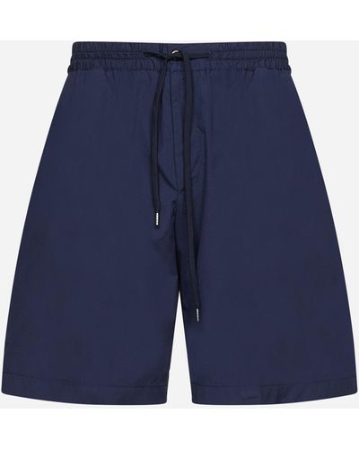 PT Torino Stretch Cotton Shorts - Blue