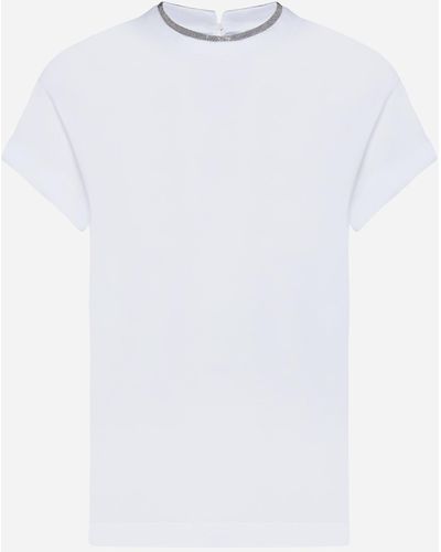 Brunello Cucinelli Cotton T-shirt - White