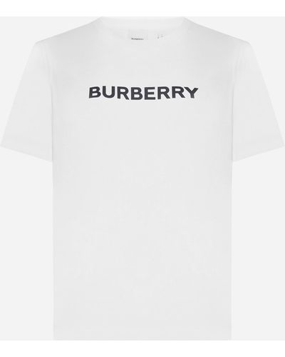 Burberry Logo Cotton T-shirt - White