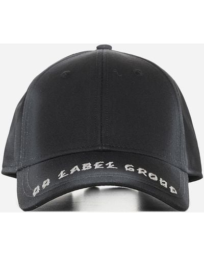 44 Label Group Logo Cotton Baseball Cap - Black