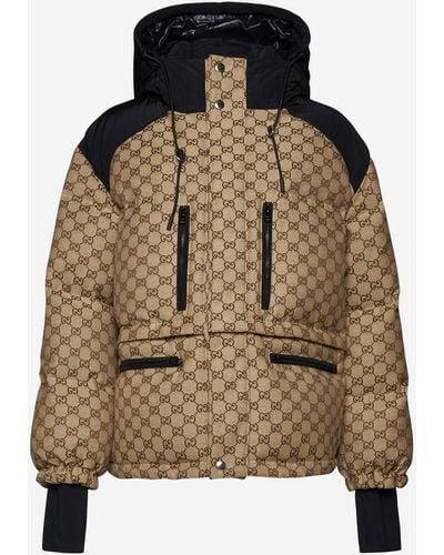 Gucci GG Canvas Bomber Jacket - Brown