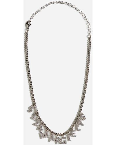 MM6 Maison Margiela - Necklace with pendant silver - The Corner