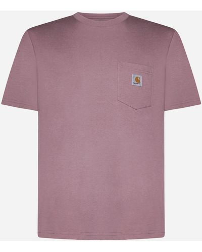 Carhartt Chest-pocket Cotton T-shirt - Pink