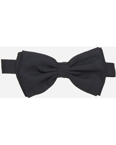 Lardini Wool Bow Tie - Black