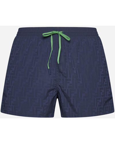 Fendi bug clearance eye swim shorts