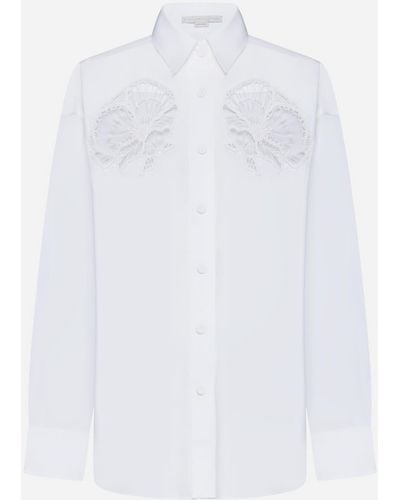 Stella McCartney Crochet Cotton Shirt - White