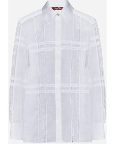 Max Mara Studio Tequila Cotton Shirt - White