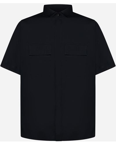 Low Brand Cotton Shirt - Black